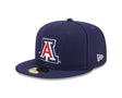Arizona Wildcats Team Color Navy 59FIFTY Fitted Hat - New Era - 