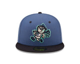Asheville Tourists Blue/Black Authentic Collection Alternate Logo Fitted Hat - New Era - 