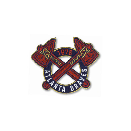 Atlanta Braves 1876 Crossed Tomahawks Embroidered Patch - The Emblem Source - 