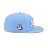 Atlanta Braves 2026 City Connect Script Logo Blue 59FIFTY Fitted Hat - New Era - 23311340501
