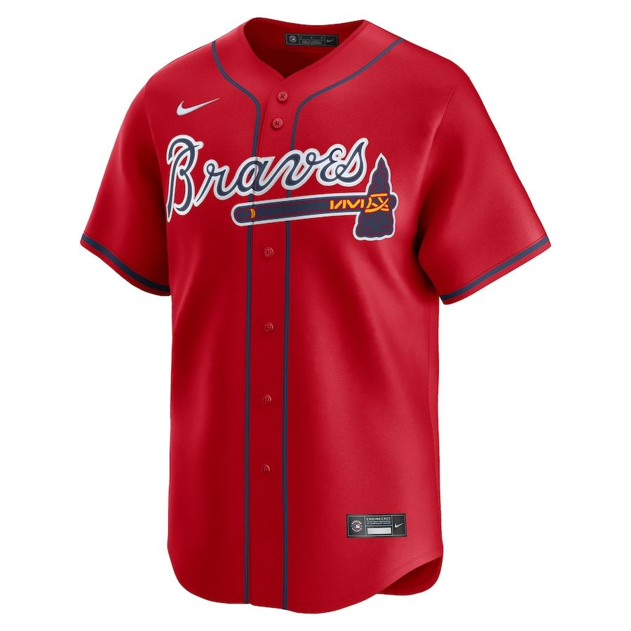Atlanta Braves Alternate Red Limited Jersey By Nike® - Nike - 