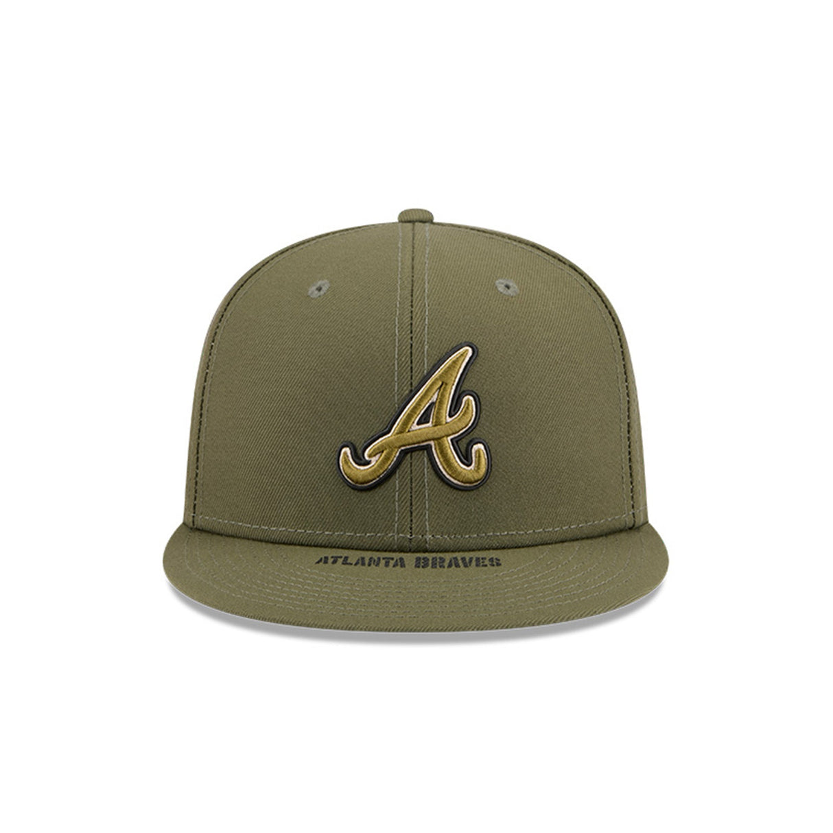 Atlanta Braves Armed Forces Day Olive Green 59FIFTY Fitted Hat - New Era - 37090240503