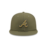 Atlanta Braves Armed Forces Day Olive Green 59FIFTY Fitted Hat - New Era - 37090240503
