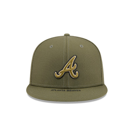 Atlanta Braves Armed Forces Day Olive Green 59FIFTY Fitted Hat - New Era - 37090240503