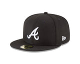 Atlanta Braves Authentic Collection Black and White 59FIFTY Fitted - New Era - 
