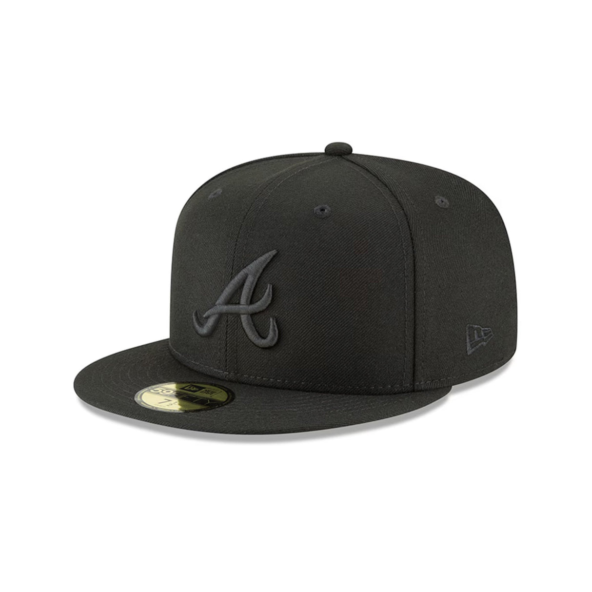 Atlanta Braves Black & Gray 59FIFTY Fitted Hat - New Era - 23863540501