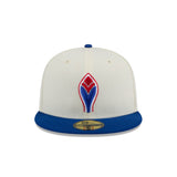 Atlanta Braves Cooperstown Collection Evergreen Cream 59FIFTY Fitted Hat - New Era - 23337040523