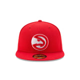 Atlanta Hawks Official Team Color Red New Era 59FIFTY Fitted Hat - New Era - 