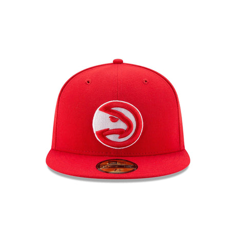 Atlanta Hawks Official Team Color Red New Era 59FIFTY Fitted Hat - New Era - 