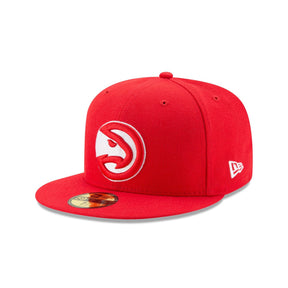 Atlanta Hawks Official Team Color Red New Era 59FIFTY Fitted Hat - New Era - 