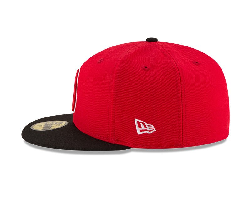 Atlanta Hawks Red/Black Basic Two Tone 59FIFTY Fitted Hat - New Era - 