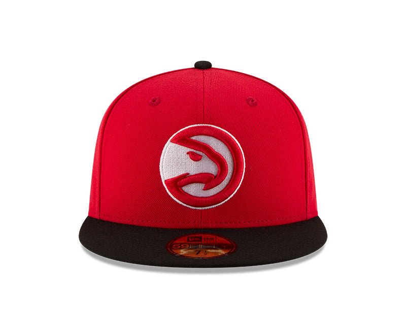 Atlanta Hawks Red/Black Basic Two Tone 59FIFTY Fitted Hat - New Era - 
