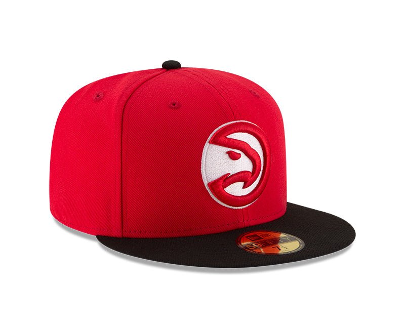 Atlanta Hawks Red/Black Basic Two Tone 59FIFTY Fitted Hat - New Era - 