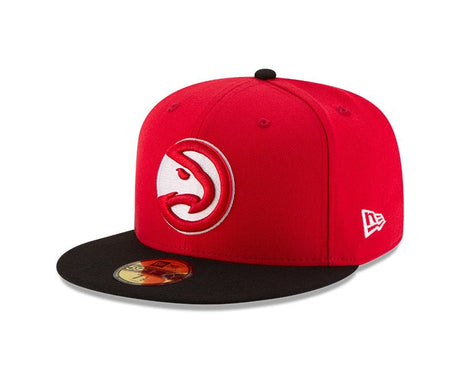 Atlanta Hawks Red/Black Basic Two Tone 59FIFTY Fitted Hat - New Era - 