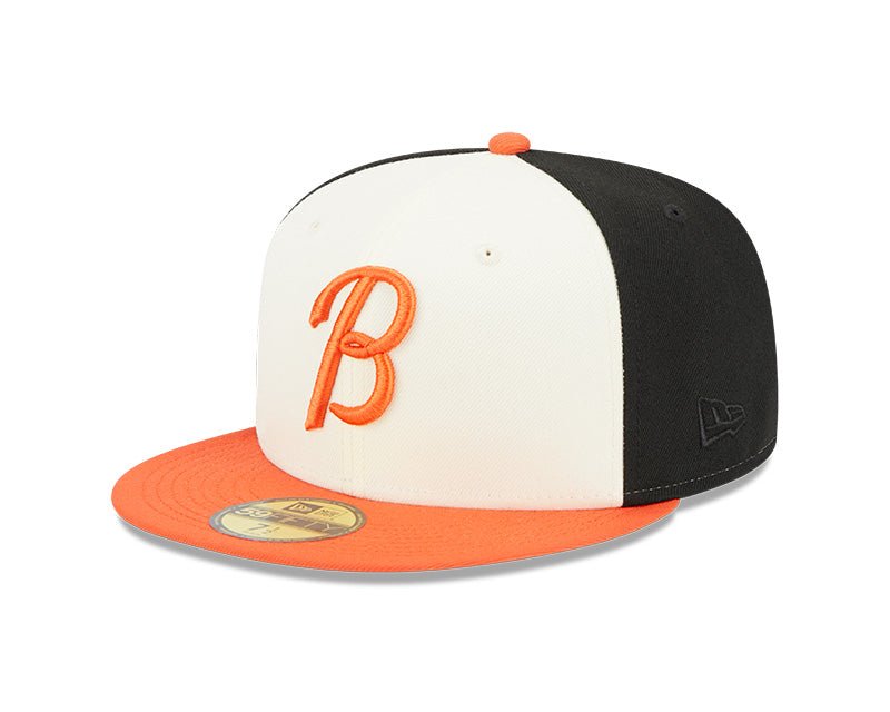 Baltimore Orioles Black/White/Orange Retro City New Era 59FIFTY Fitted Hat - New Era - 