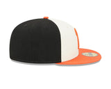 Baltimore Orioles Black/White/Orange Retro City New Era 59FIFTY Fitted Hat - New Era - 