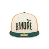 Baltimore Orioles City Connect 2026 Bmore Fan Specialty Green & Orange 59FIFTY Fitted Hat - New Era - 23311241801