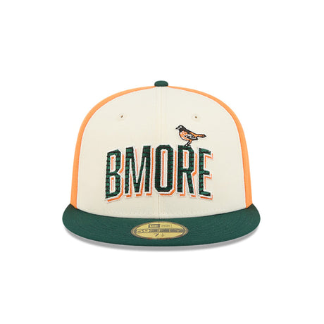 Baltimore Orioles City Connect 2026 Bmore Fan Specialty Green & Orange 59FIFTY Fitted Hat - New Era - 23311241801