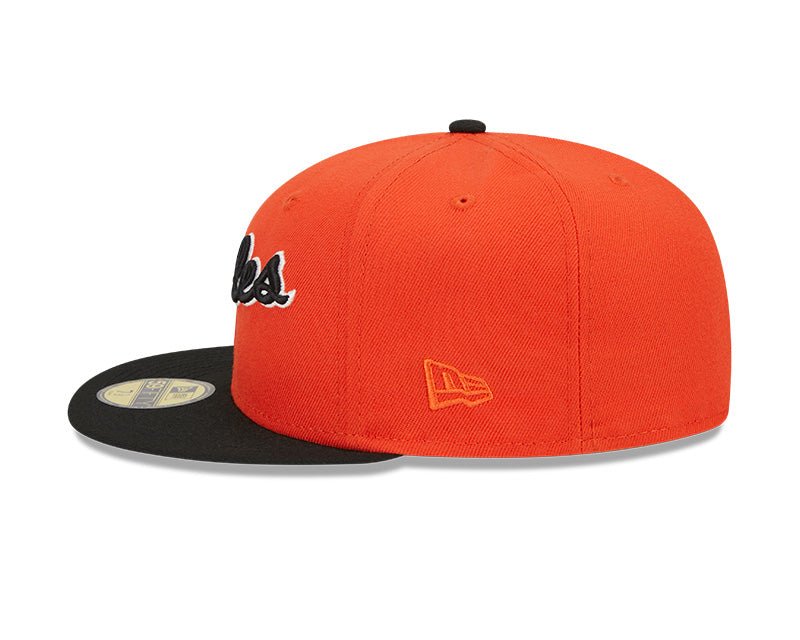 Baltimore Orioles Orange Retro Jersey Script 59FIFTY Fitted Hat - New Era - 
