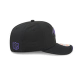 Baltimore Ravens 2026 NFL Sideline Collection Black 9SEVENTY Stretch-Snap Hat - New Era - 23850512501