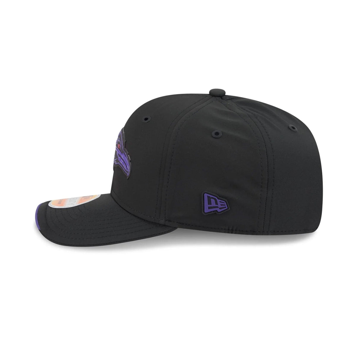 Baltimore Ravens 2026 NFL Sideline Collection Black 9SEVENTY Stretch-Snap Hat - New Era - 23850512501