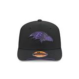 Baltimore Ravens 2026 NFL Sideline Collection Black 9SEVENTY Stretch-Snap Hat - New Era - 23850512501