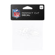 Baltimore Ravens 4x4 Perfect Cut Decal - Wincraft - 3215125