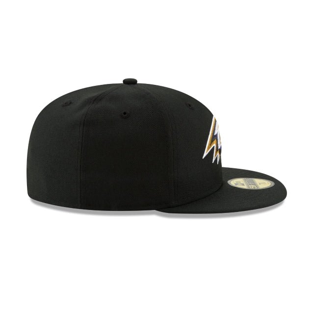 Baltimore Ravens Authentic Collection Black 59FIFTY Fitted Hat - New Era - 23140312501