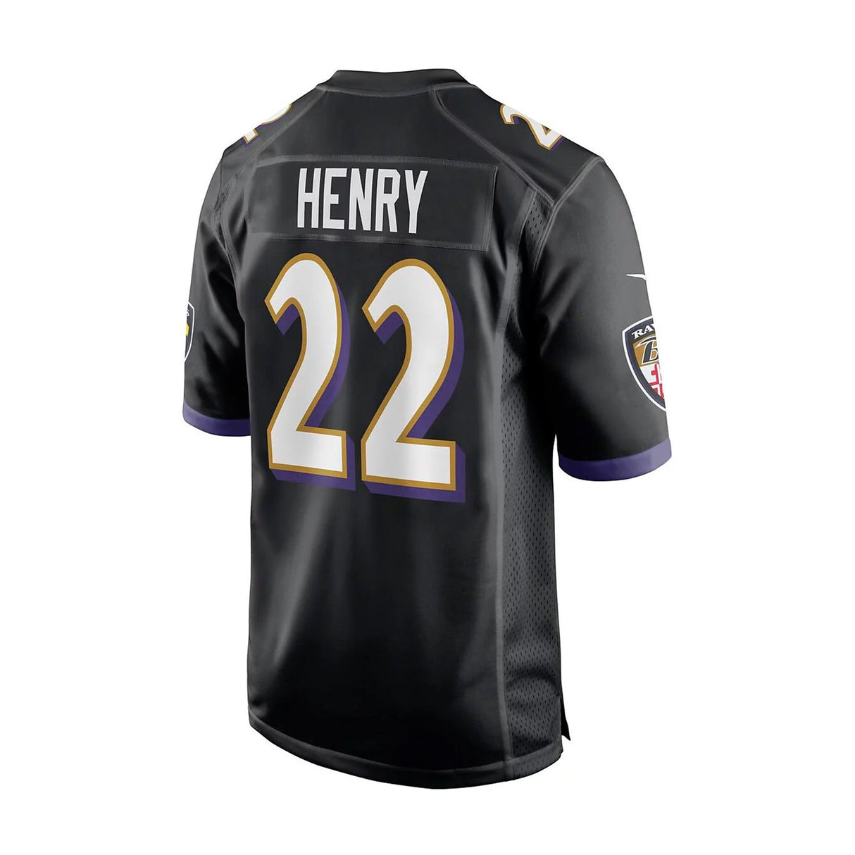 Baltimore Ravens Derrick Henry Black Alternate Game Player Jersey - Nike - 23600112525