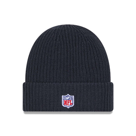 Baltimore Ravens Navy Sideline Cuffed Knit Beanie - New Era - 