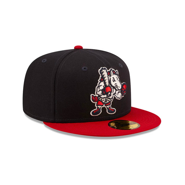 Binghamton Rumble Ponies Navy Authentic Collection 59FIFTY Fitted - New Era - 