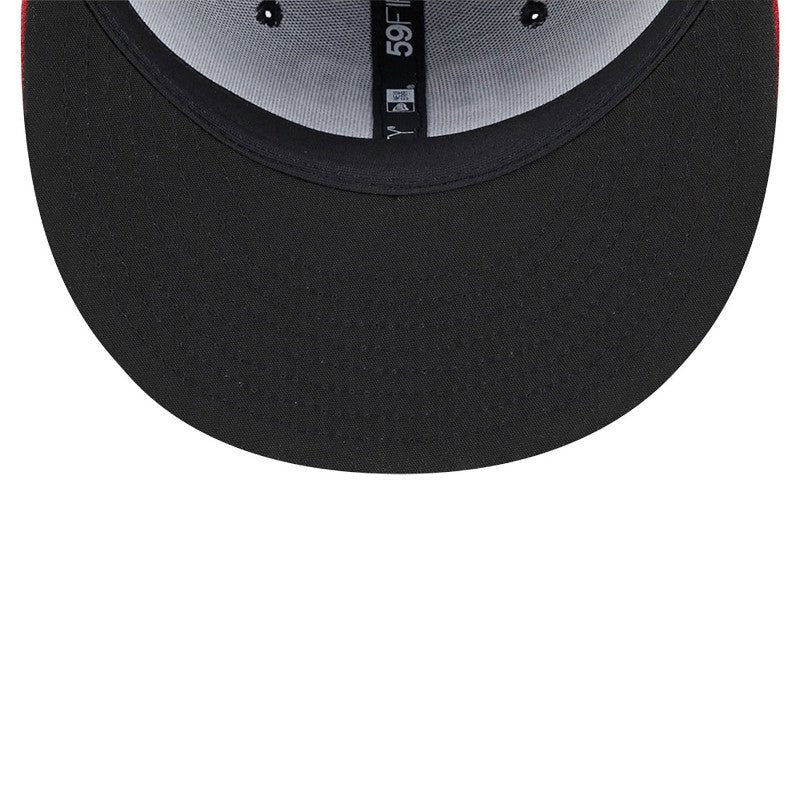 Birmingham Black Barons Black/Red Triple - B Logo 59FIFTY Fitted Hat - New Era - 