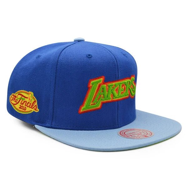 Blue Los Angeles Lakers The Finals 2010 Snapback Hat - Mitchell & Ness - 