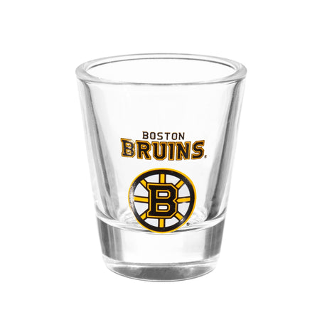 Boston Bruins 4-Piece Ceramic and Glass 2oz. Shot Glass Set - EG Collective - 801946180258