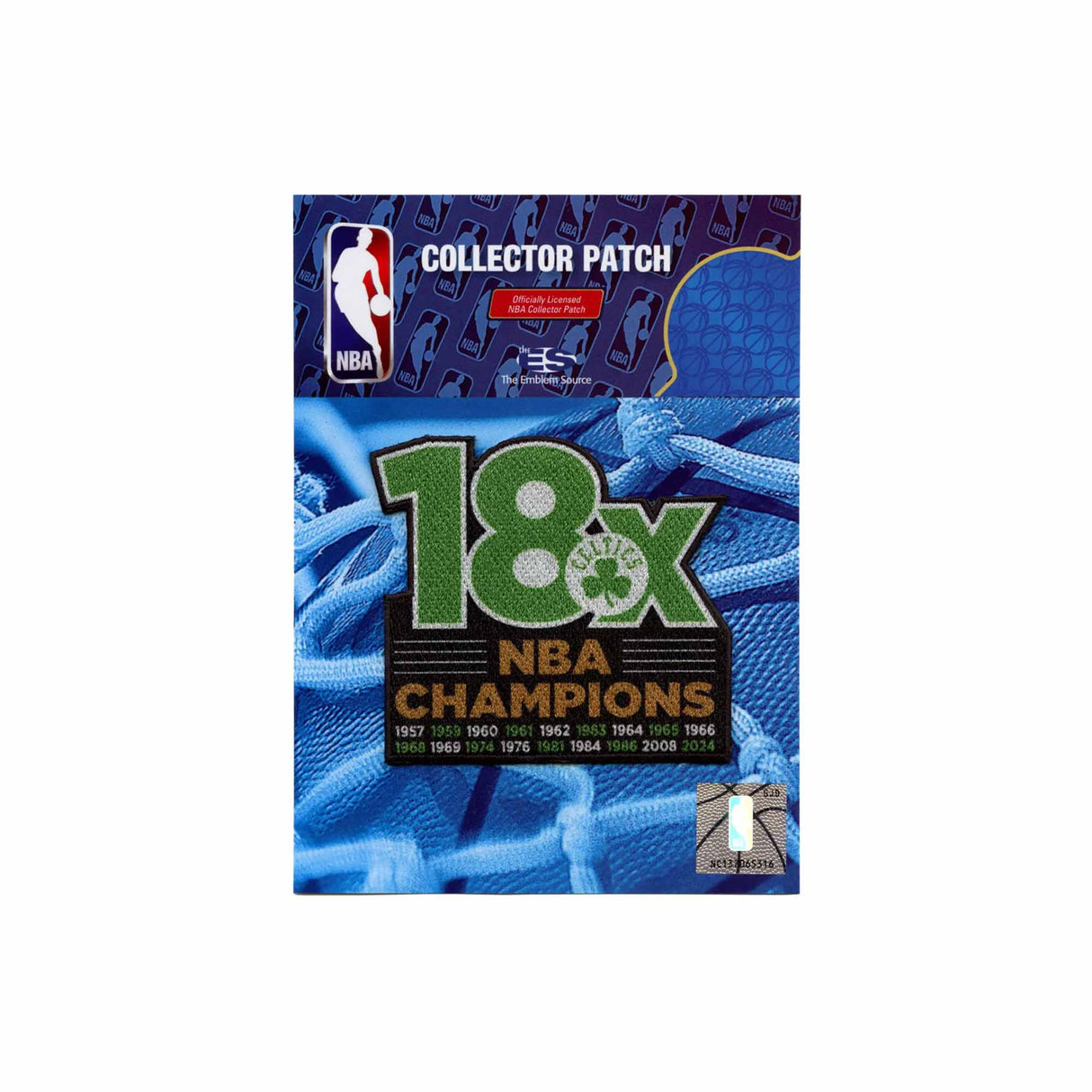 Boston Celtics 18X Champions Embroidered NBA Collector Patch - The Emblem Source - 