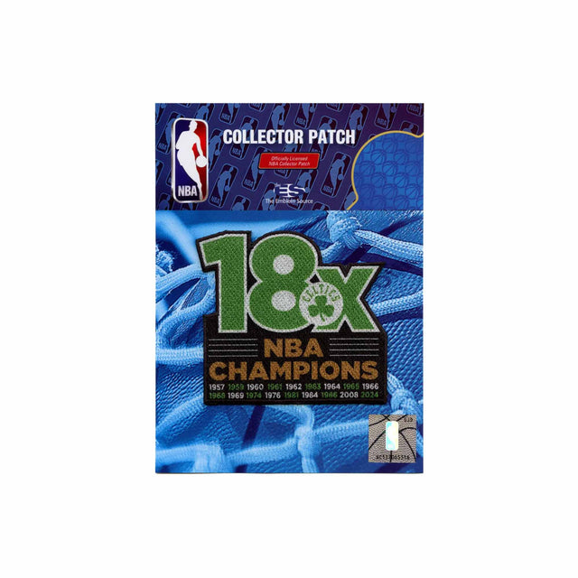 Boston Celtics 18X Champions Embroidered NBA Collector Patch - The Emblem Source - 