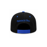 Boston Celtics Black and Blue Royality Snapback Hat - Mitchell & Ness - 31002200