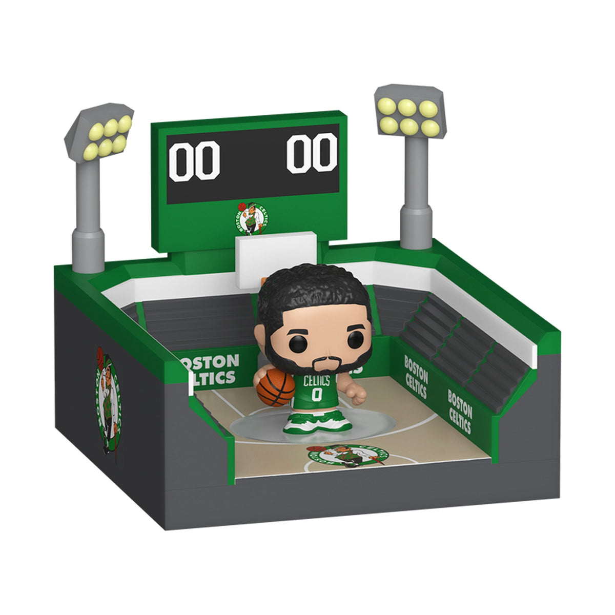 Boston Celtics Jayson Tatum Bitty Pop! Towns Basketball Arena - Funko - 15080320601