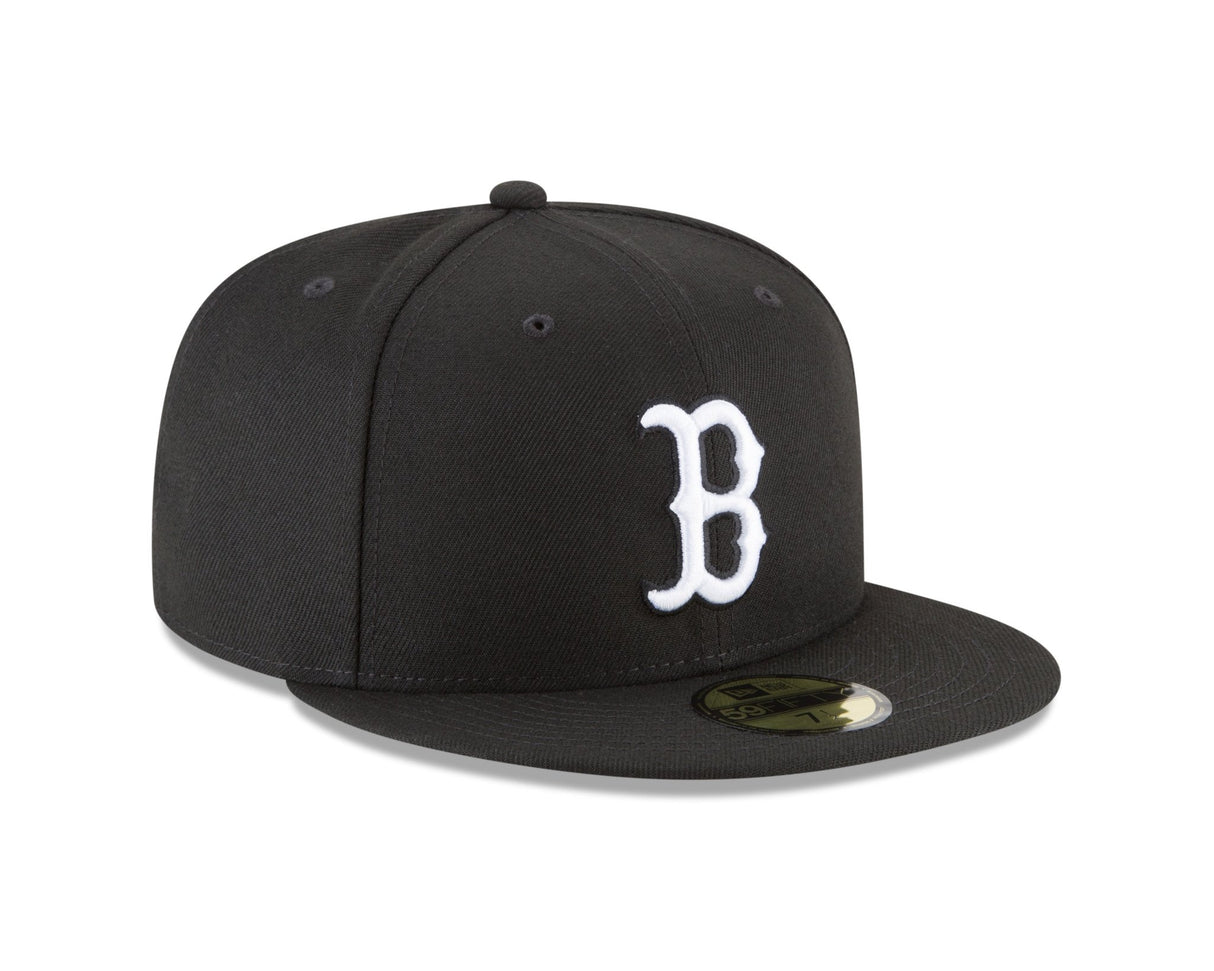 Boston Red Sox Authentic Collection Black and White 59FIFTY Fitted - New Era - 