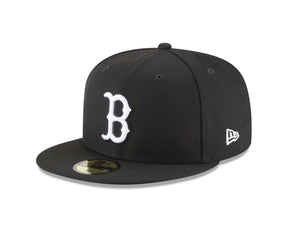 Boston Red Sox Authentic Collection Black and White 59FIFTY Fitted - New Era - 
