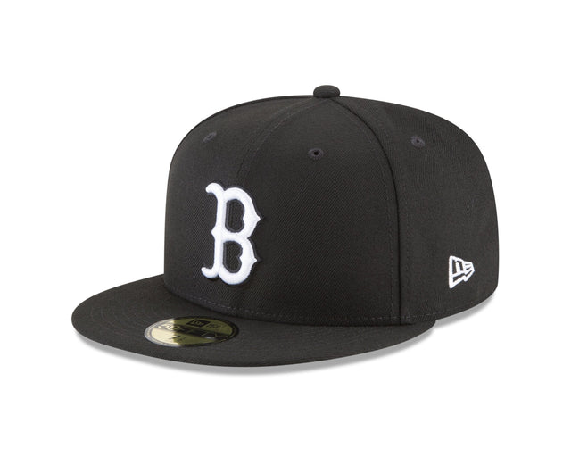 Boston Red Sox Authentic Collection Black and White 59FIFTY Fitted - New Era - 