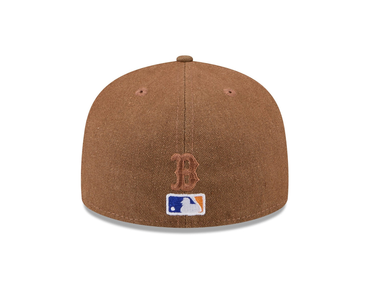 Boston Red Sox Canvas Camel 59FIFTY Fitted - New Era - 