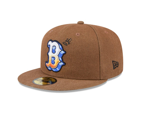 Boston Red Sox Canvas Camel 59FIFTY Fitted - New Era - 