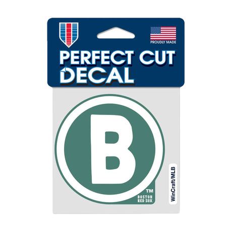 Boston Red Sox City Connect 4x4 Perfect Cut Decal - Wincraft - 3271423