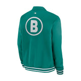 Boston Red Sox City Connect Authentic Collection Green Full Zip Bomber Jacket - New Era - 23410242301