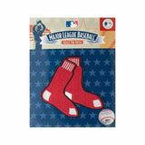Boston Red Sox Hanging Socks Logo Embroidered Collector Patch - The Emblem Source - 