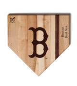 Boston Red Sox Home Plate Cutting Boards | Multiple Sizes | Multiple Designs - Baseball BBQ - 