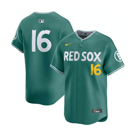 Boston Red Sox Jarren Duran 16 2025 City Connect Green Limited Vapor Jersey - Nike - 235904423101