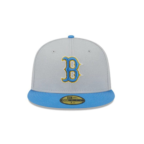 Boston Red Sox Metallic City Blue 59FIFTY Fitted Hat - New Era - 23334742301