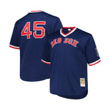 Boston Red Sox Pedro Martinez 1999 Cooperstown Navy Mesh Pullover Jersey - Mitchell & Ness - 220142301